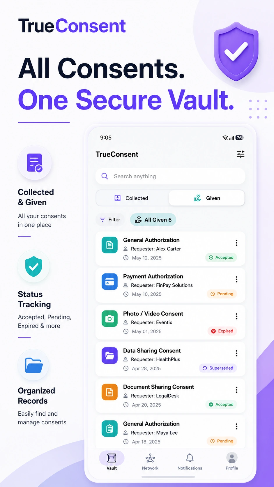 Consent Vault